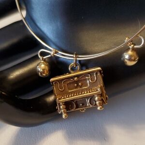 3D Piano Charm Bracelet #5112